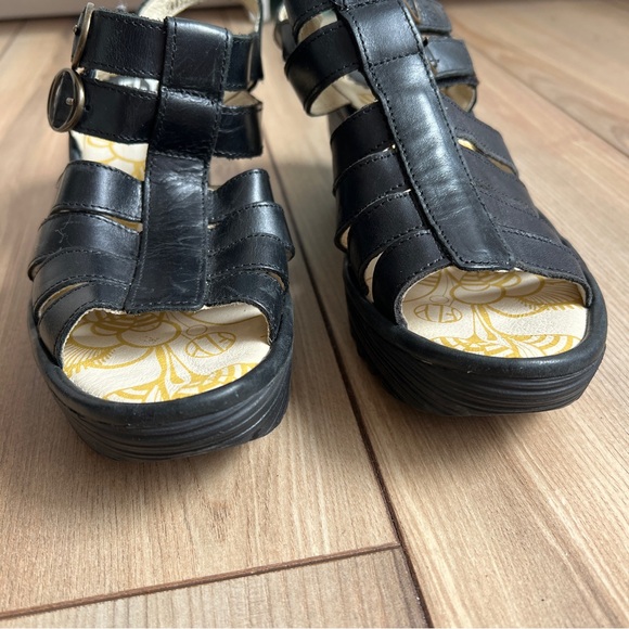 Fly London Leather Sandals - Picture 4 of 9